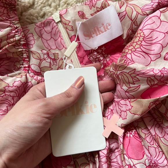 NWT Selkie Organdy Puff Dress in Wallflower - Picture 4 of 5